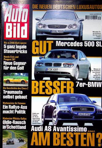 Deckblatt Auto Bild (39/2001)